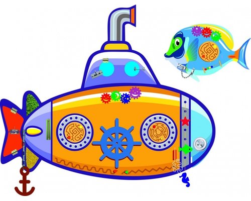 Бизиборд "Субмарина"