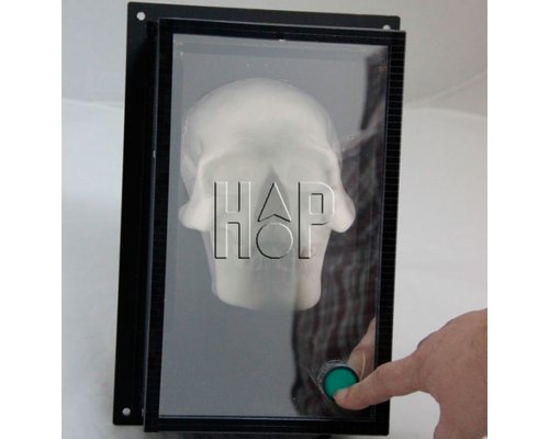 Череп в зеркале (Зеркало Гизелли, Полупрозрачное зеркало)