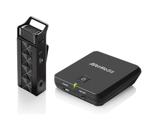 ЦИФРОВОЙ БЕСПРОВОДНОЙ МИКРОФОН AVERMEDIA AW313 С РЕСИВЕРОМ