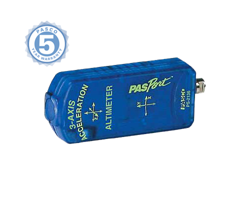 ЦИФРОВОЙ ДАТЧИК 3-ОСНЫЙ АКСЕЛЕРОМЕТР/АЛЬТИМЕТР PASCO