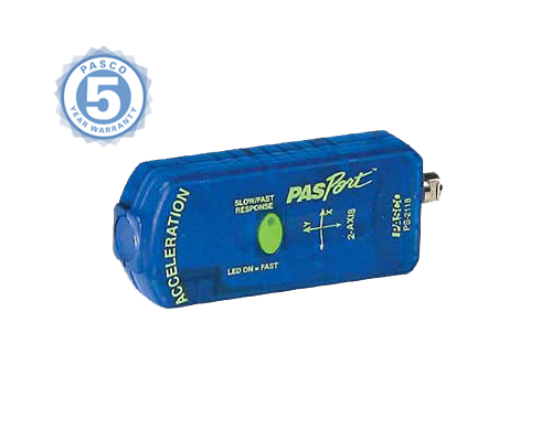 ЦИФРОВОЙ ДАТЧИК УСКОРЕНИЯ (2-ОСНЫЙ) PASCO