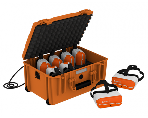 ClassVR Комплект оборудования для обучения в виртуальной и дополненной реальности (для 8 учащихся) нового поколения (с контроллерами и кубами)