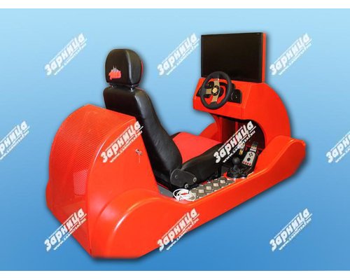 Детский автотренажер "Школьник-02" на основе системы виртуальной реальности