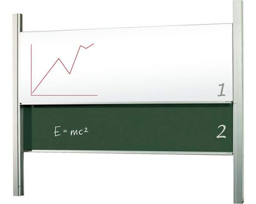 Доска академическая мел/магн-марк 2x3 STSK1220P3 120х200