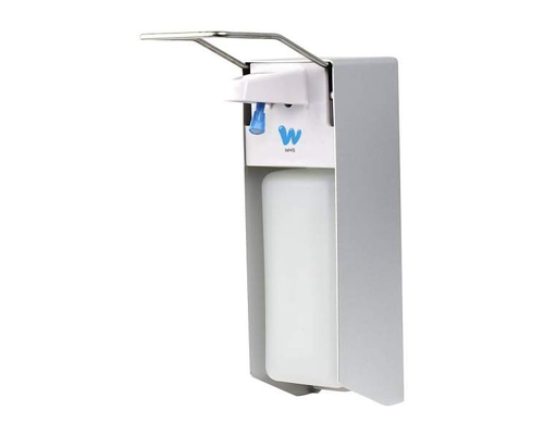 Дозатор для жидкого мыла/дезсредств X-2269 локтевой, 1000мл (алюминиевый сплав и пластик)