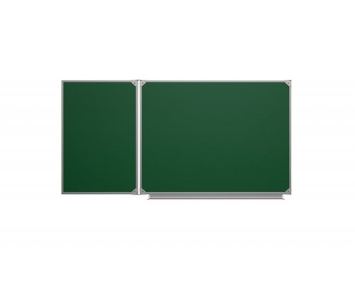 Двухэлементная школьная доска (мел+маркер) 2250х1000 эмалированная