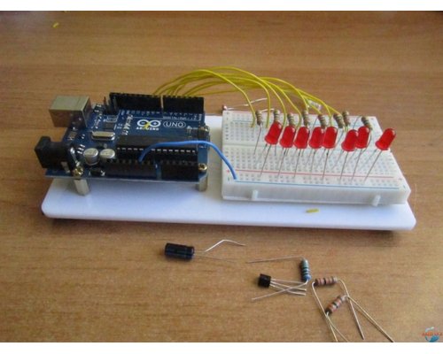 Электронный конструктор "Эксперименты с программированием №2". Датчики и исполнительные устройства.