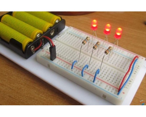 Электронный конструктор "Эксперименты со светодиодами"