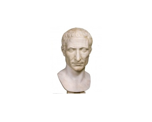 Гипсовая голова Гай Юлий Цезарь