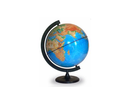 Глобус Земли физический диаметр 320 мм