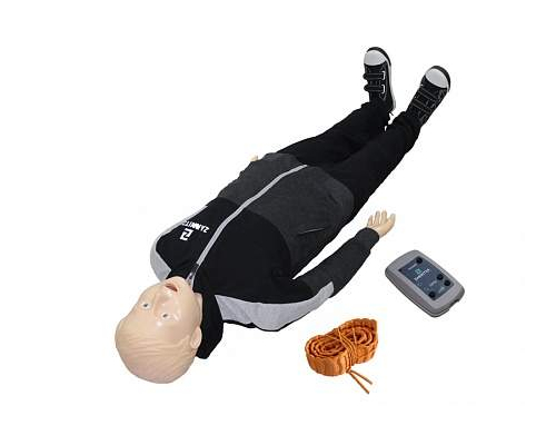 "Гриша-07" робот-тренажер для обучения навыкам СЛР с симуляционным режимом ранения бедренной артерии