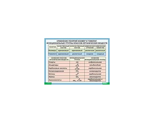 ХИМИЯ Сравнение понятий изомер и гомолог.