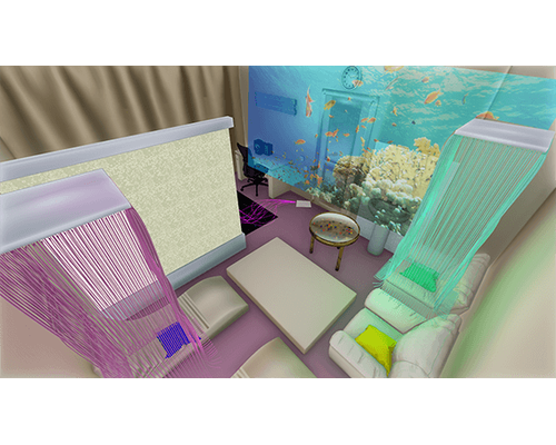 Игровая комната комната "Влияние света"