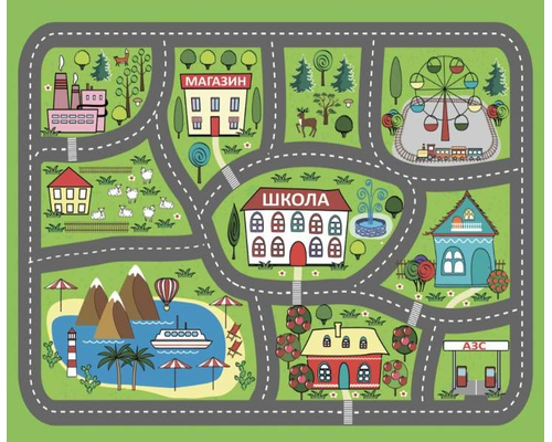 Игровое поле- крышка для планшета Дорога