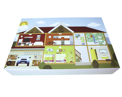 Игровое поле- крышка для планшета Карта мира