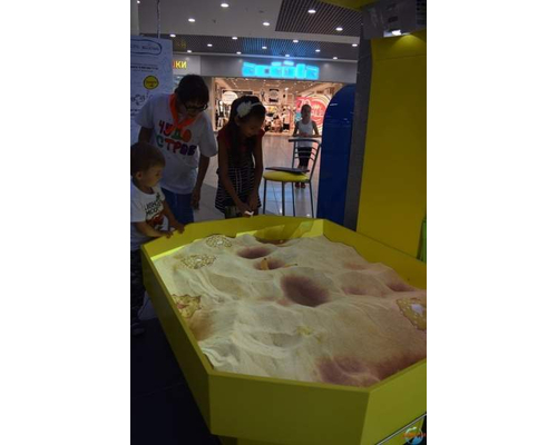 Интерактивная песочница "Алмаз" на колёсиках