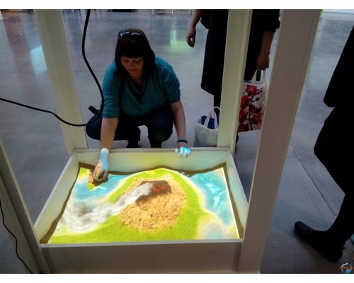 Интерактивная песочница "Домик"