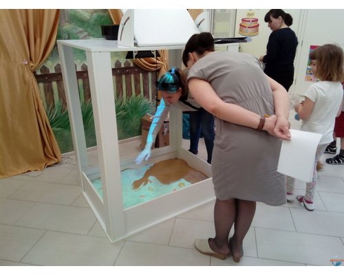 Интерактивная песочница "Домик"