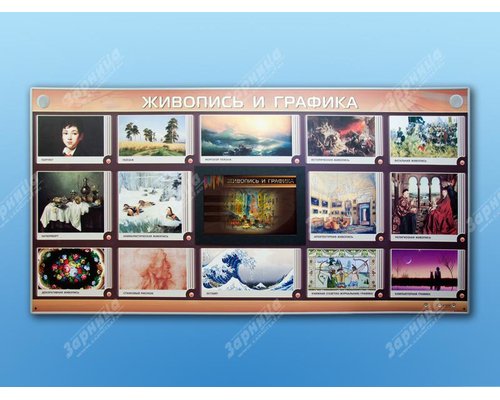 Интерактивный электрифицированный стенд "Живопись и графика"