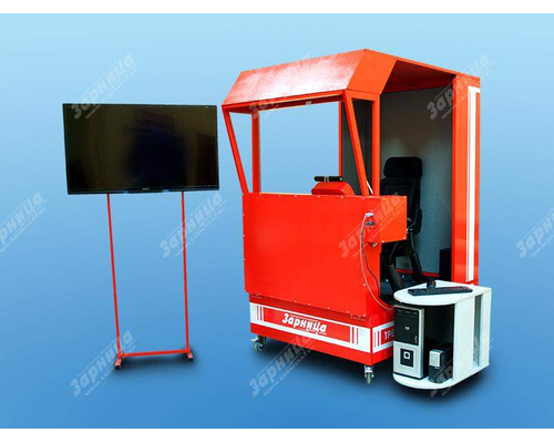 Интерактивный учебный тренажер бульдозера ДТ-75 (полноразмерная имитация кабины)