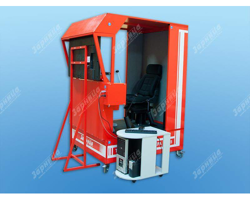 Интерактивный учебный тренажер бульдозера ДТ-75 (полноразмерная имитация кабины)