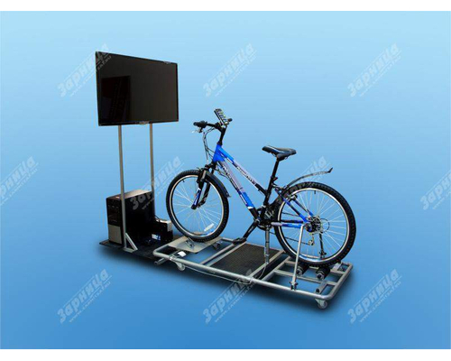 Интерактивный велотренажер "Пилот-1" на основе системы виртуальной реальности (ЖК-дисплей 42")