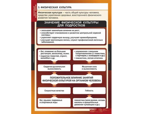 К-т таблиц Здоровый образ жизни 8 таблиц