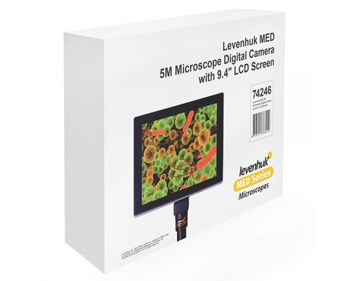 Камера цифровая Levenhuk MED 5 Мпикс с ЖК-экраном 9,4" для микроскопов