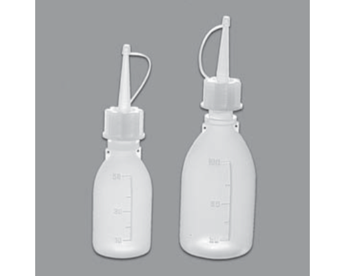 Капельница-дозатор, п/эт., 100 мл,с дел.,с длинным носиком,уп. 10 шт