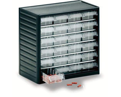 Кассетница серии 550 в комплекте с прозрачными ячейками