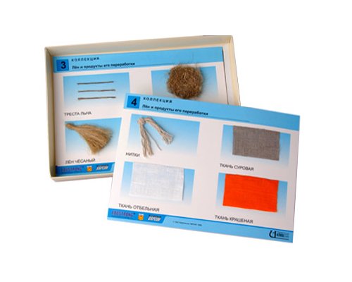 Коллекция "Лен и продукты его переработки"