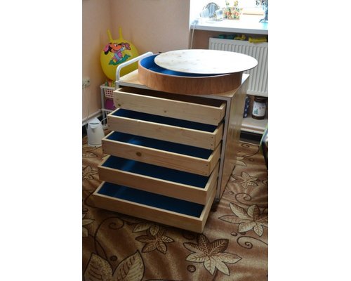 Комоды для световых столов и песочниц (изготавливается под выбранные планшеты)