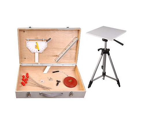 Комплект инструментов и приборов топографических (дем.)