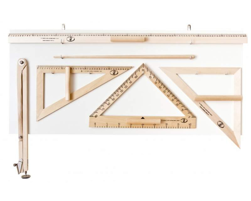 Комплект инструментов классных КИК (дерево)