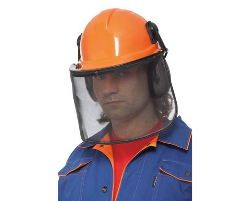 Комплект КСН-64 (каска,сетчатый экран, наушники)