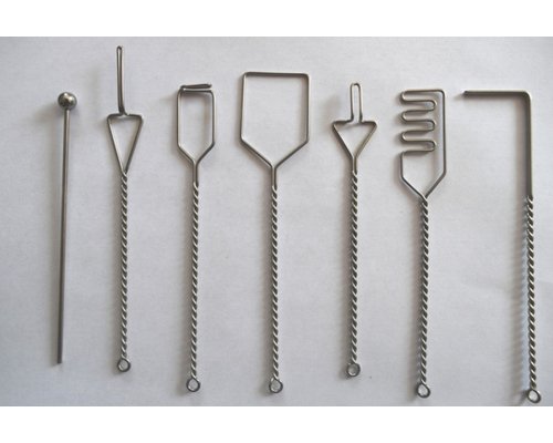 Комплект логопедических зондов для постановки звуков для маленьких детей (7 штук)