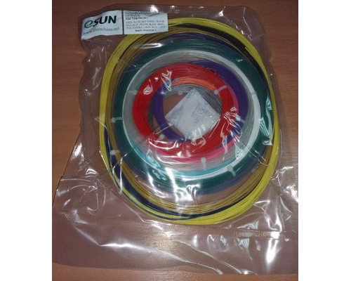 Комплект PLA-пластика ESUN 1.75 мм Для 3D ручек, 14 цветов по 9 метров каждого цвета(PLA175 Kits 3D Pens)