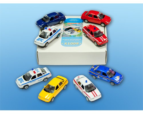 Комплект тематических магнитов "Модели автомобилей"