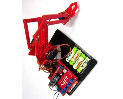 Конструктор - робот манипулятор. Механическая рука.