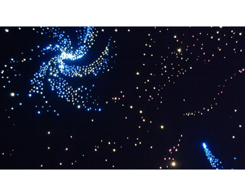 Ковёр напольный фибероптический ЗВЁЗДНОЕ НЕБО 2х1 м., 640 звёзд