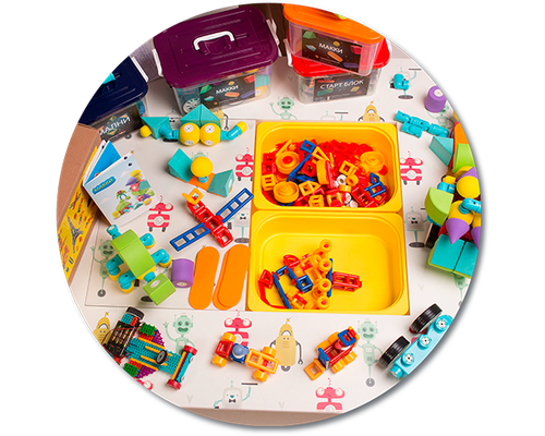 Кружок конструирования и робототехники для старшей группы (6-7 лет) детского сада