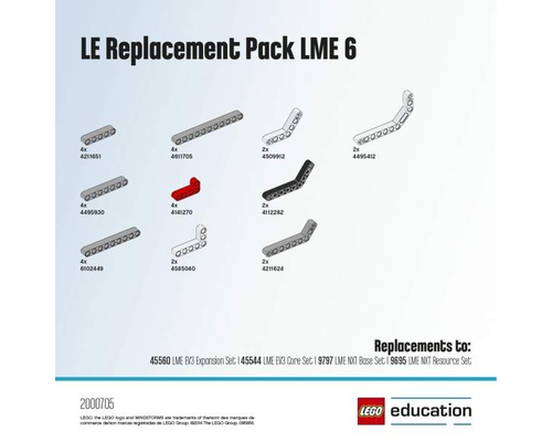 LE набор с запасными частями LME 6