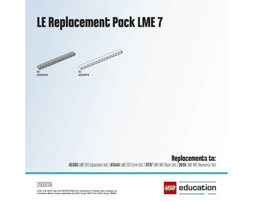 LE набор с запасными частями LME 7