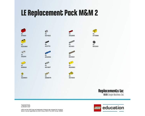 LE набор с запасными частями «Машины и механизмы» 2