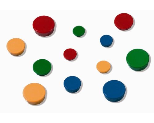 Магниты для доски 20мм 2x3 АМ120/00 10шт/уп. цветные