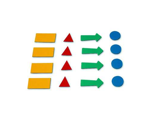 Магнитные символы 2x3 AS101 4листа/уп цветные