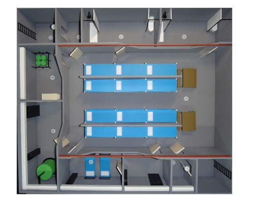 Макет встроенного убежища