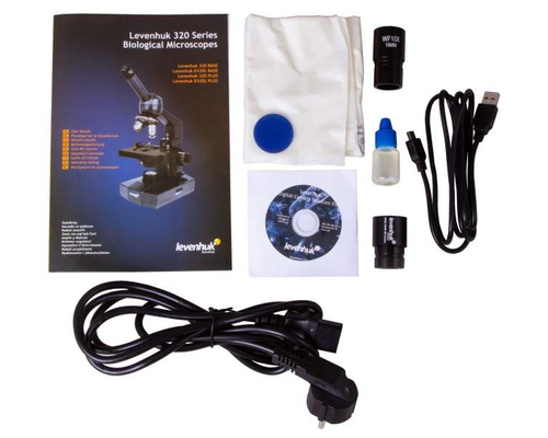 Микроскоп цифровой Levenhuk D320L BASE, 3 Мпикс, монокулярный