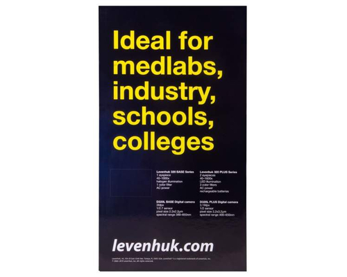 Микроскоп цифровой Levenhuk D320L BASE, 3 Мпикс, монокулярный