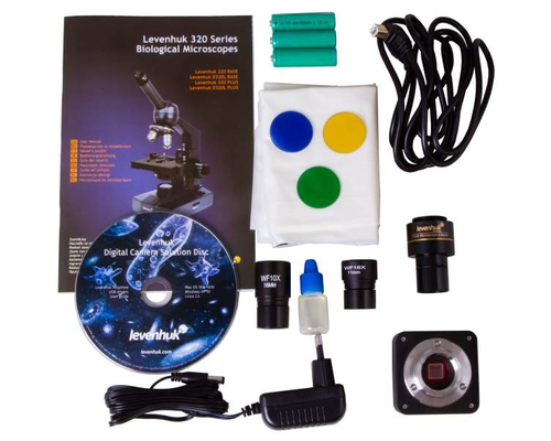 Микроскоп цифровой Levenhuk D320L PLUS, 3,1 Мпикс, монокулярный